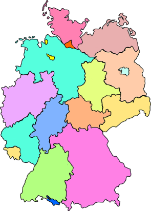 Map of Germany